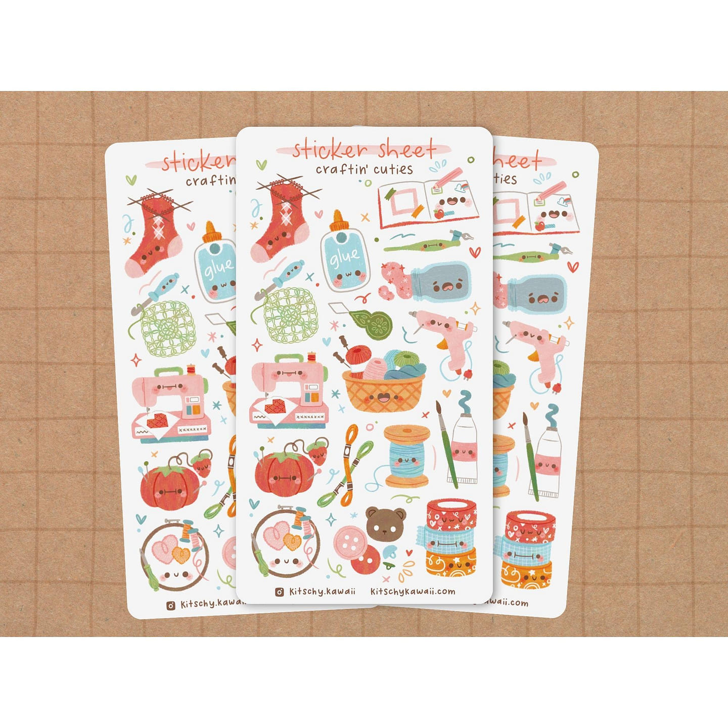 Crafting Vinyl Sticker Sheet 1 each
