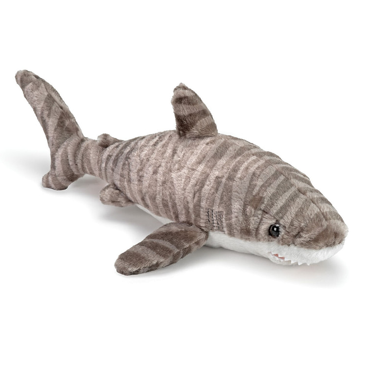 Tiger Shark Stuffed Animal - 8" Default