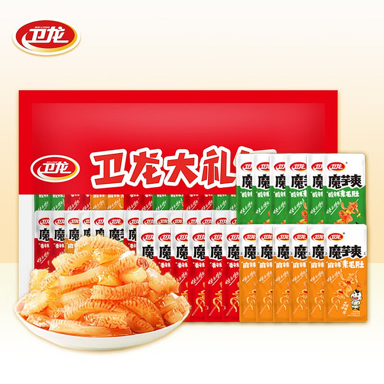 卫龙休闲零食辣条麻辣魔芋爽830g