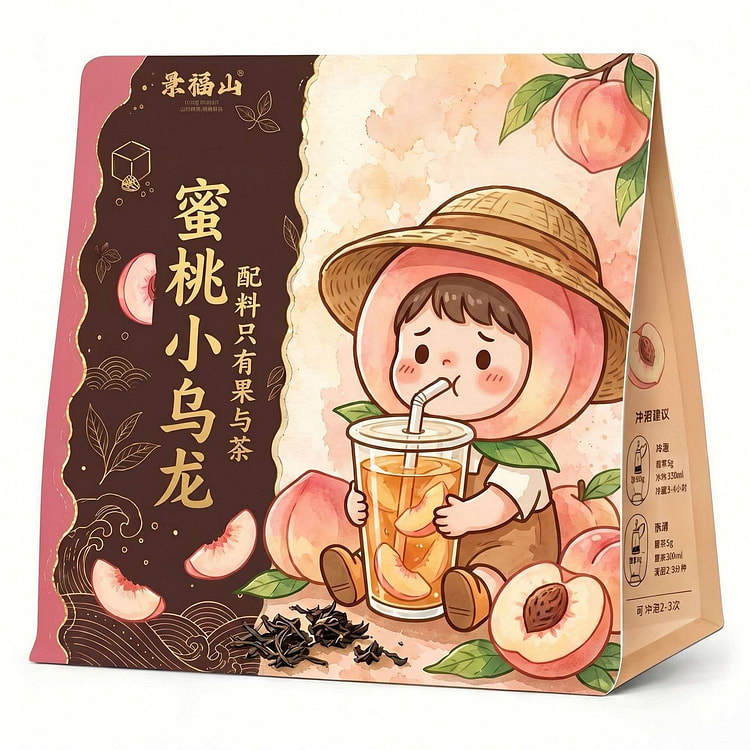 Jingfu Mountain Honey Peach Mini Oolong 100g 100 g