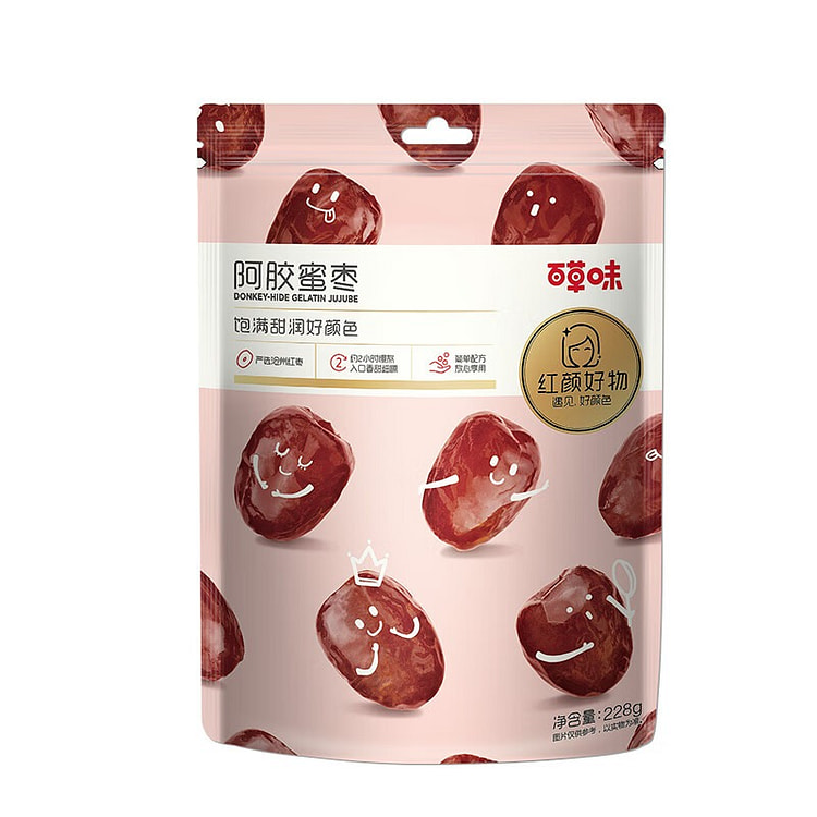 百草味阿胶蜜枣228g/袋 无核 228 克