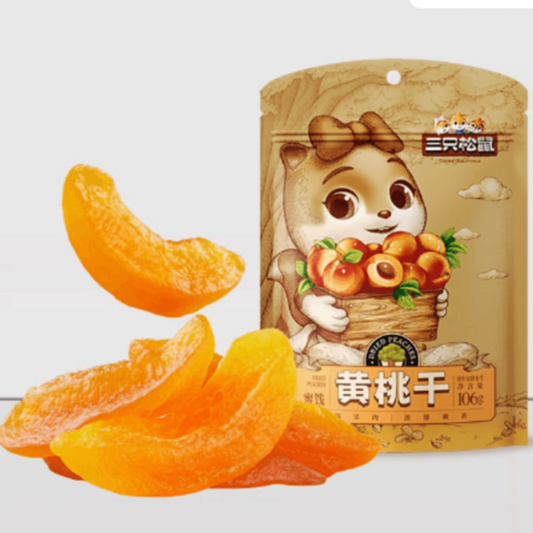 三只松鼠 黄桃干106g