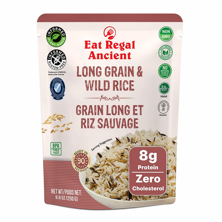 Eat Regal 长粒野米饭，6包装 8.8 盎司*6 包