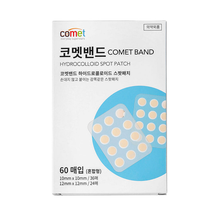 comet Hydrocolloid Spot Patch Mixed 60p 1 each