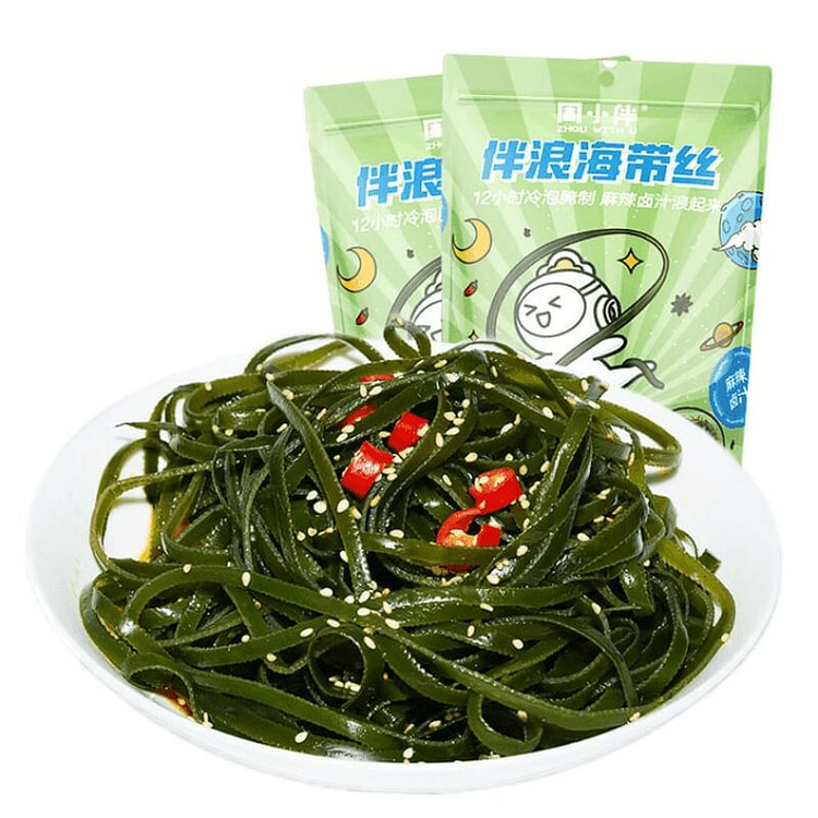 Zhou Hei Ya Spicy Kelp Shreds 160g*1 bag 160 g