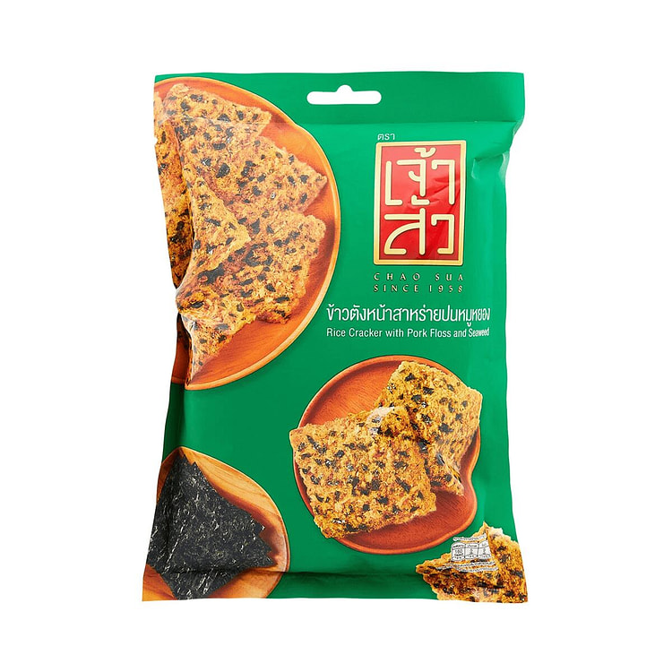 CHAO SUA Rice Cracker w/ Pork Floss & Seaweed 30g 1 each