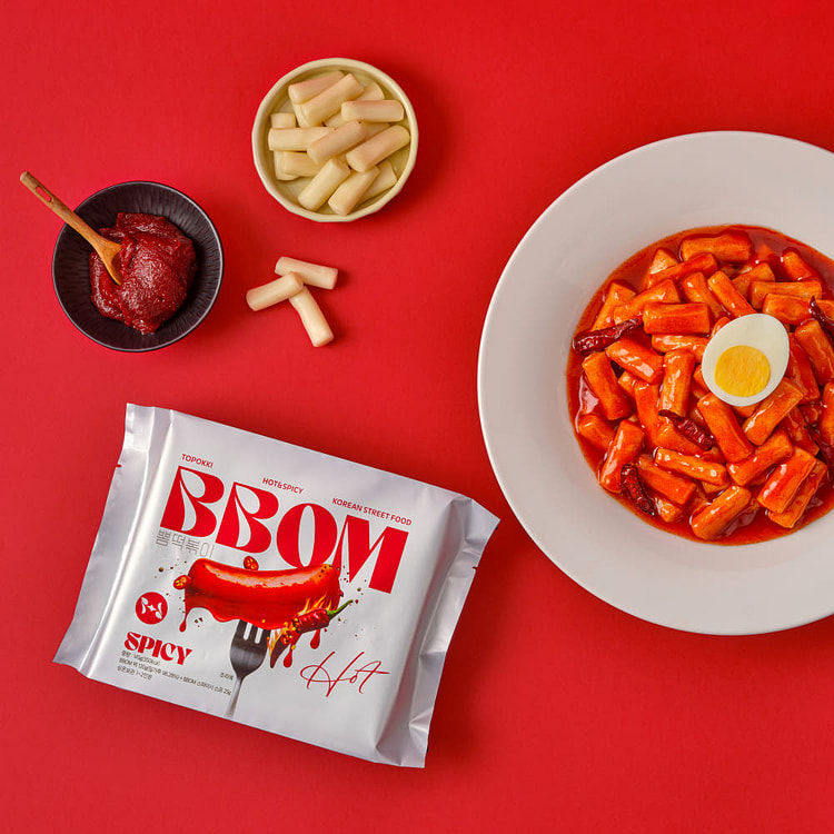 Bbom Tteokbokki Wheat Tteokbokki Spicy 145 g
