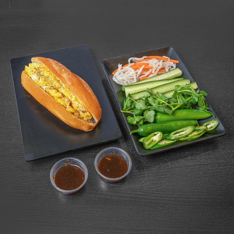 Vietnamese Fried egg Banh Mi sandwich 1 each