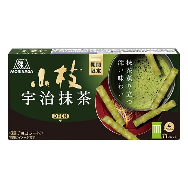 Morinaga Uji Matcha Cookies Egg Roll 44pcs