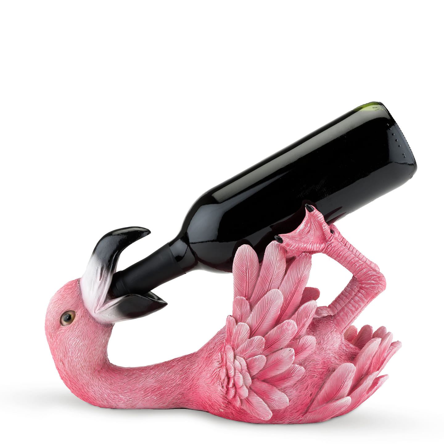 Polyresin Flirty Flamingo Bottle Holder by True 1 each