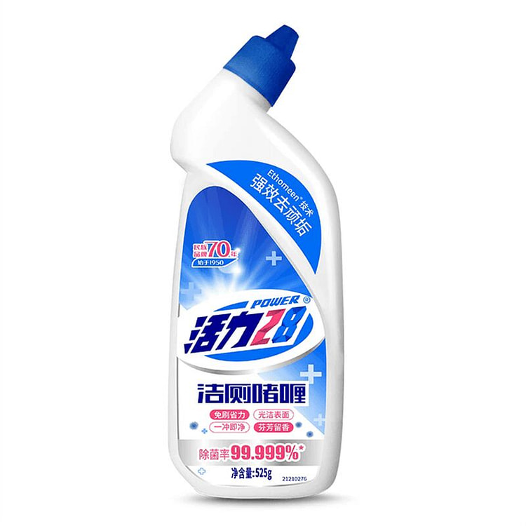 Toilet cleaning gel for stain and scale removal, c 525 g