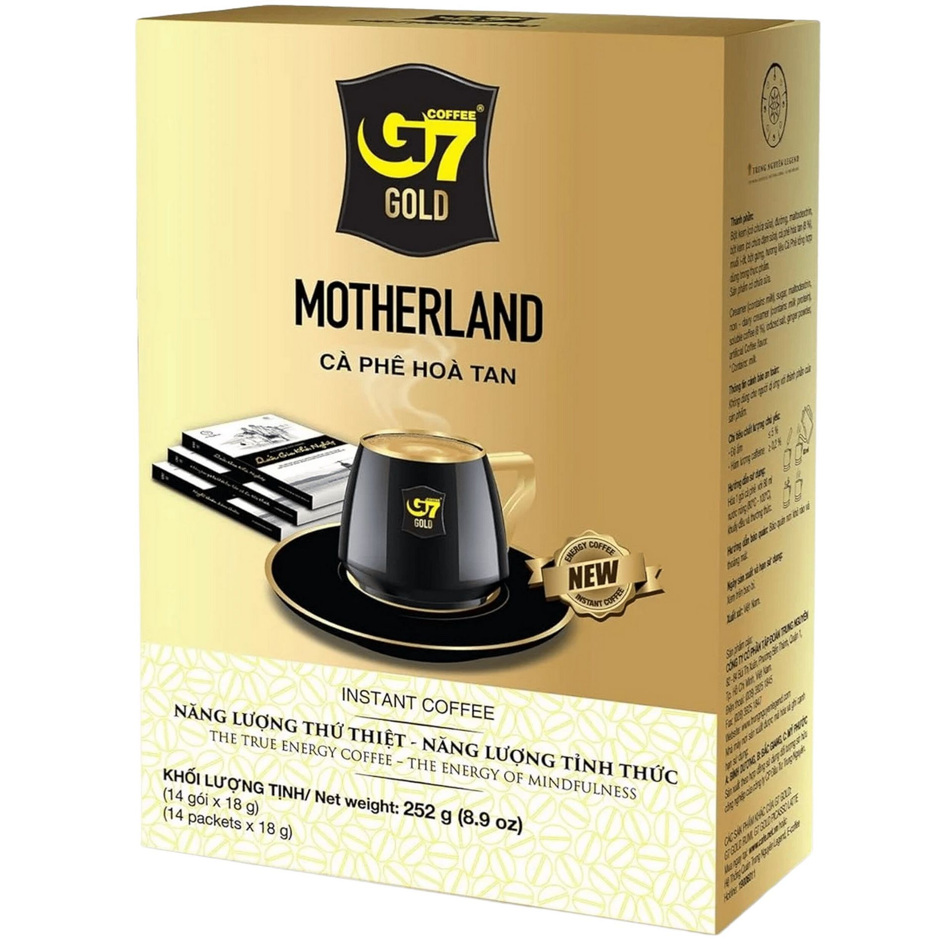 Trung Nguyen G7 Gold Motherland 8.9oz 1 each