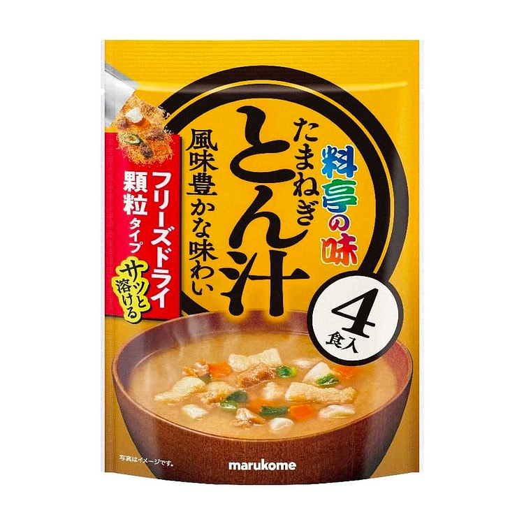 Freeze Dried Pork Miso Soup Food Marukome 40g