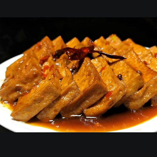 鸡汁卤豆腐