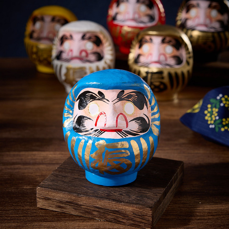 Takasaki Blue Daruma