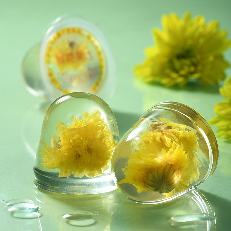 云南特产鲜花果冻 菊花