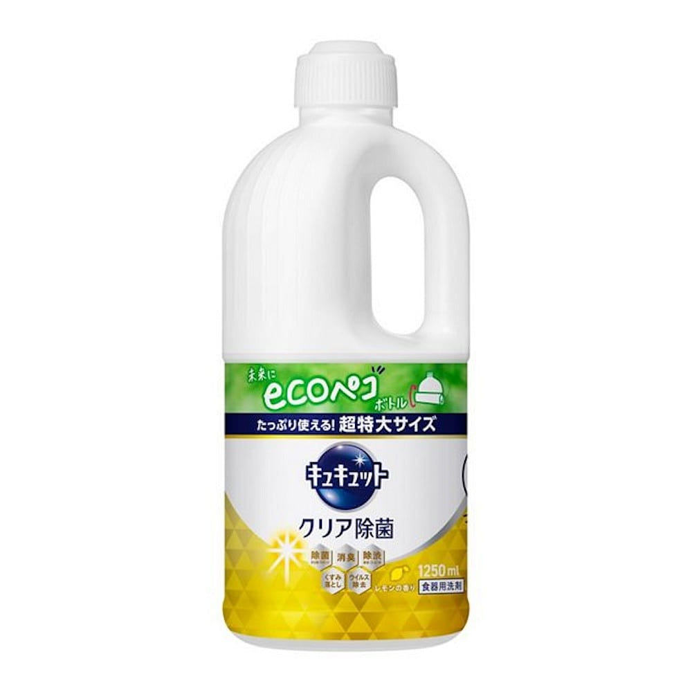 Kao Cucuti Clear Disinfectant Dishwashing Refill 1250 ml