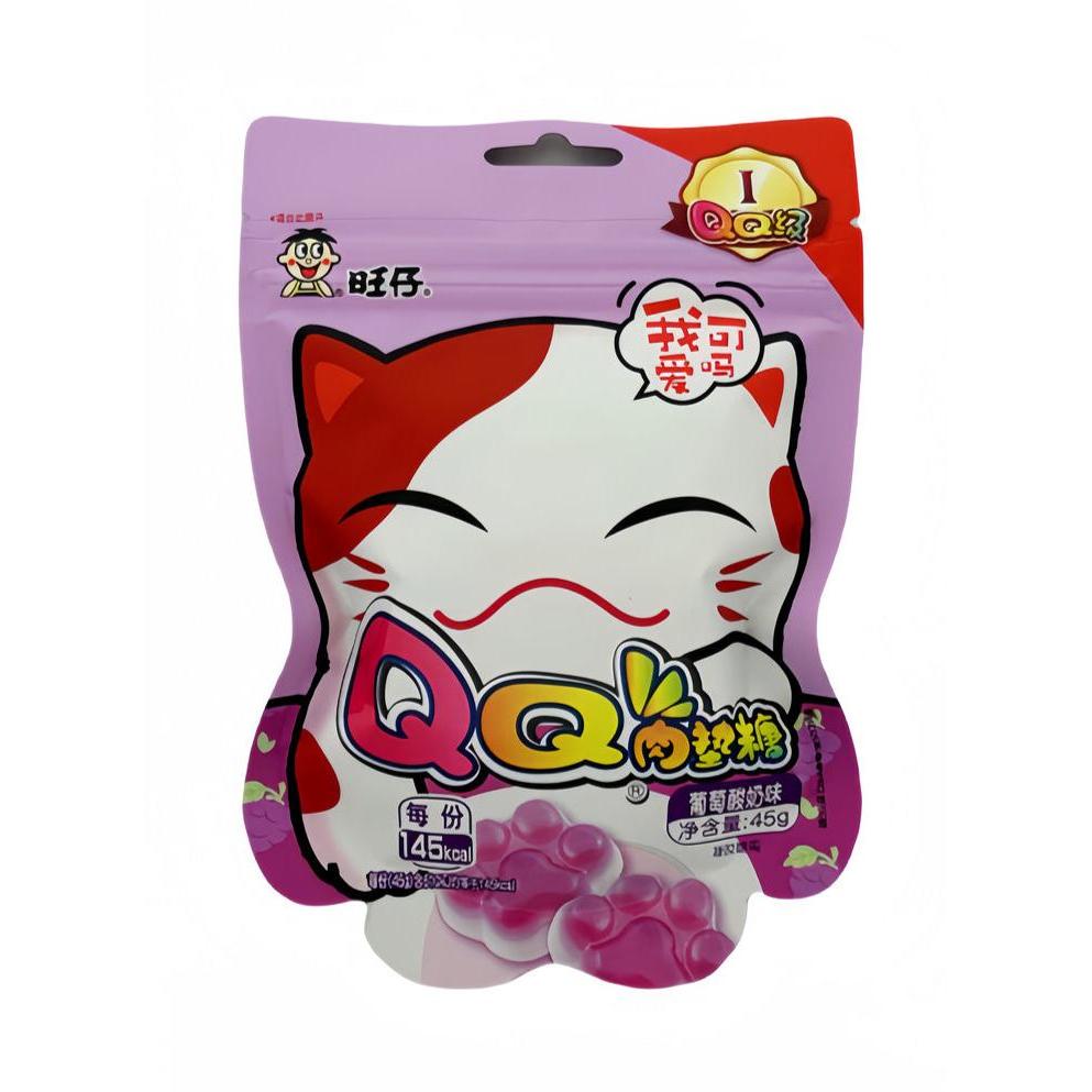 Want-Want Grape Yogurt Gummy 1.59oz 1 個