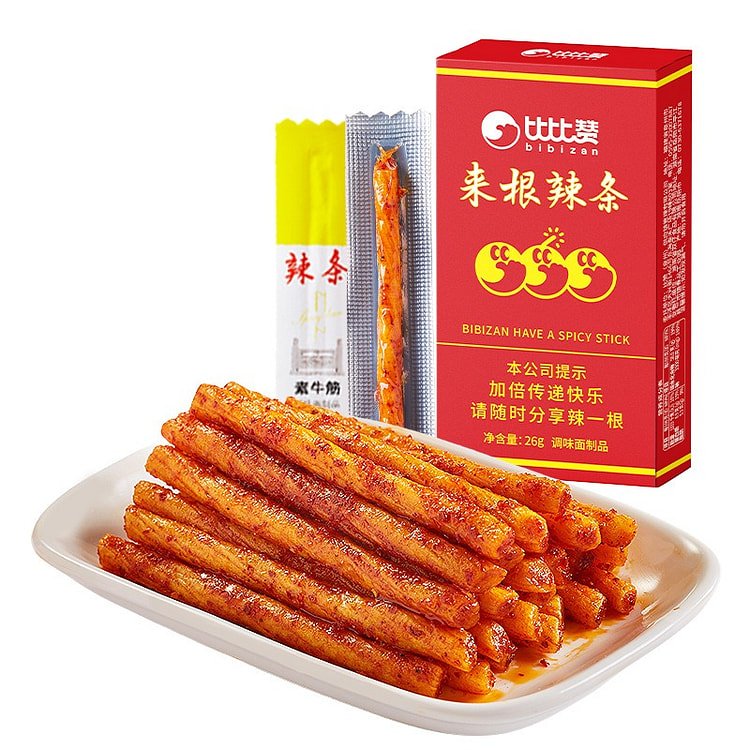 Spicy Gluten Strips, Nostalgic Chinese Snack 2 box