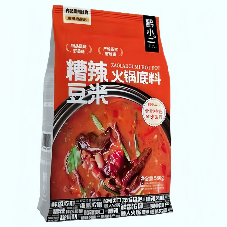 贵州特产豆米火锅底料中国食品 580g/盒*1盒