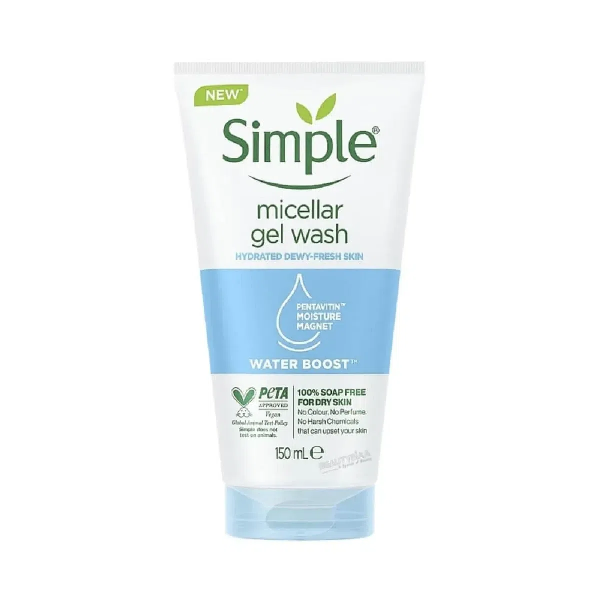 Simple Water Boost Micellar Gel Facial Wash 5 Floz 1 pack