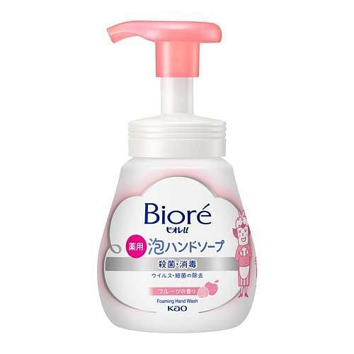 Kao Biore Foaming Hand Wash Peach Scent 240ml 1 each