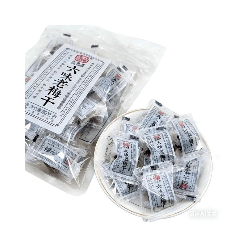 Liuwei dried plums 80g * 1 bag 80 g