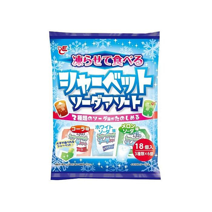 Ace Bakery frozen sorbet soda assortment 20g x 18pcs