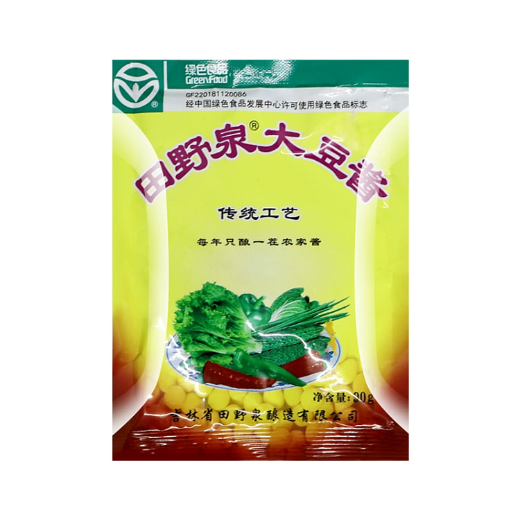 田野泉大酱东北特产农家豆瓣酱即食臭大豆酱90g*1