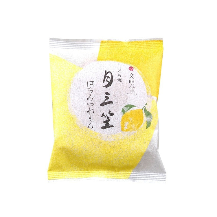 文明堂夏季限定柠檬豆沙铜锣烧 1枚装