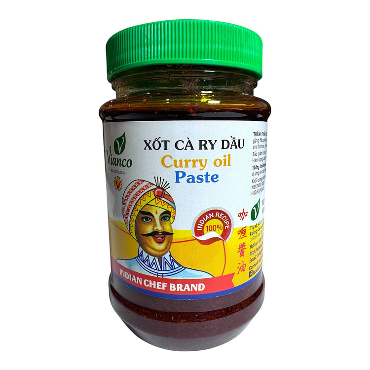 [Vianco] Curry Oil Paste Xot Ca Ry Dau An Do 200 g