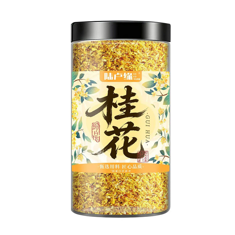 陆卢缘桂花可食用金桂花干桂泡水泡茶20g*1罐 20 克