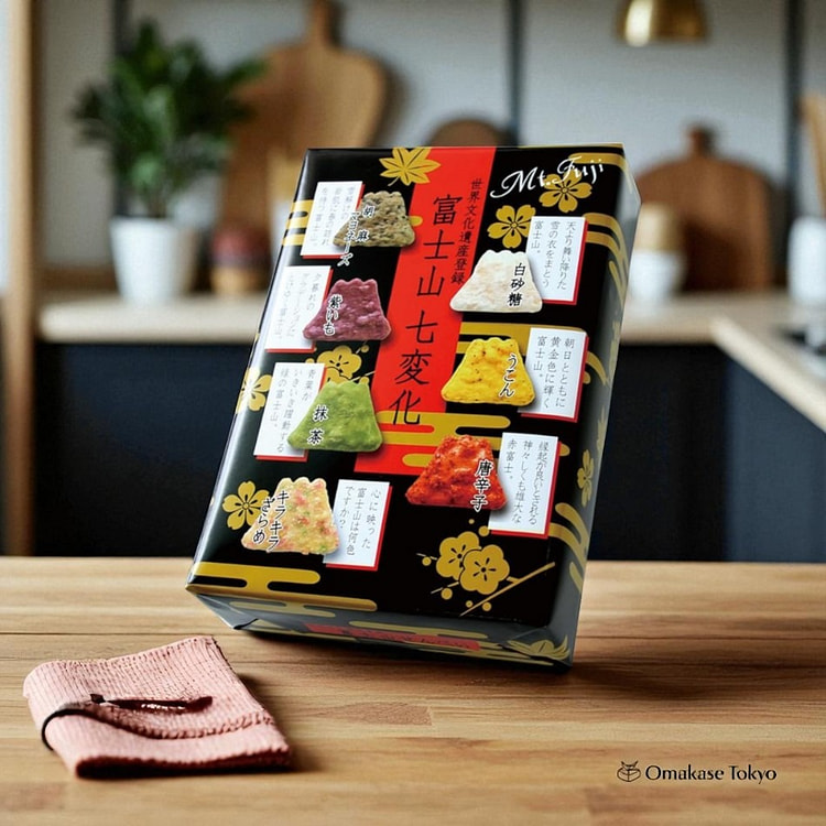 Mt. Fuji Shichigen Rice Crackers, 30 Pieces