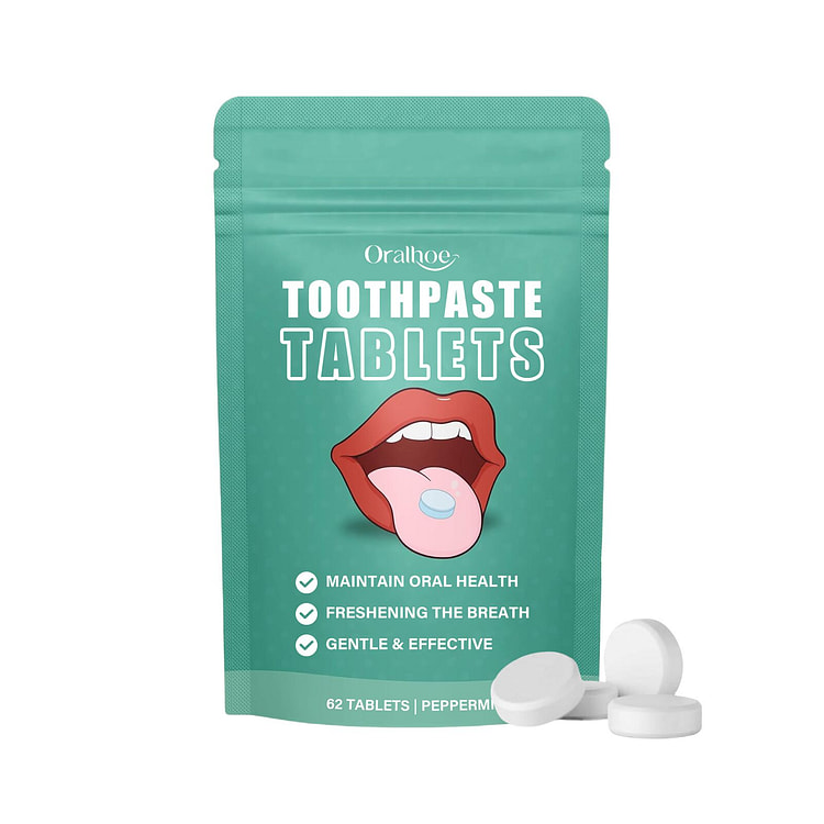 Oralhoe 清洁牙膏片60g*1盒
