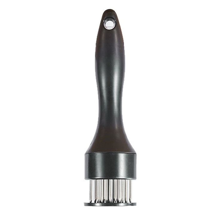 烧烤利器嫩肉针扎鸡腿鸡翅扎肉器黑色12针装 1 份