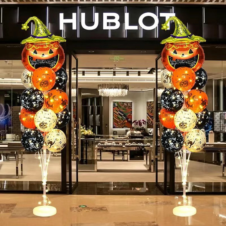 万圣节装饰气球蜘蛛南瓜幽灵商场店铺酒吧氛围场景布置 2 个