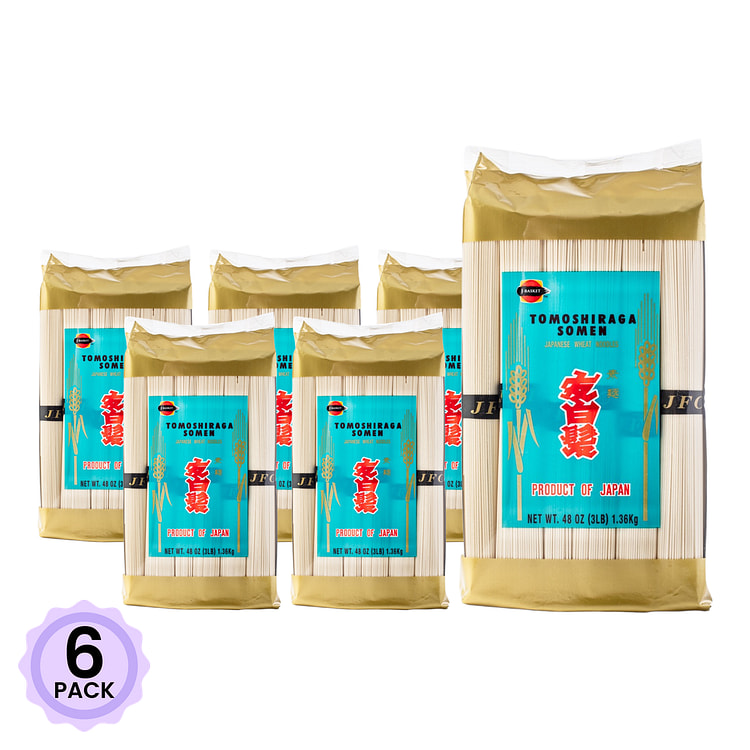 J-Basket Tomoshiraga Somen Noodle 10meals 3 lb*6 pack