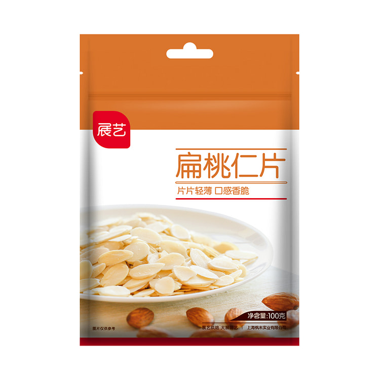 展艺扁桃仁片100g