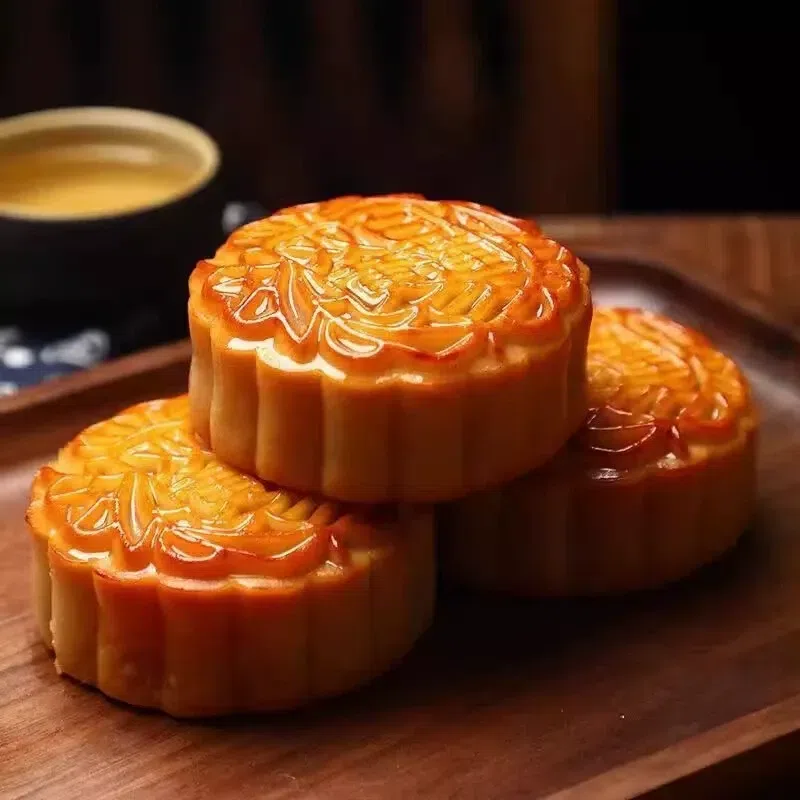 100g *8 pieces of mooncake with bean paste and egg 800 g
