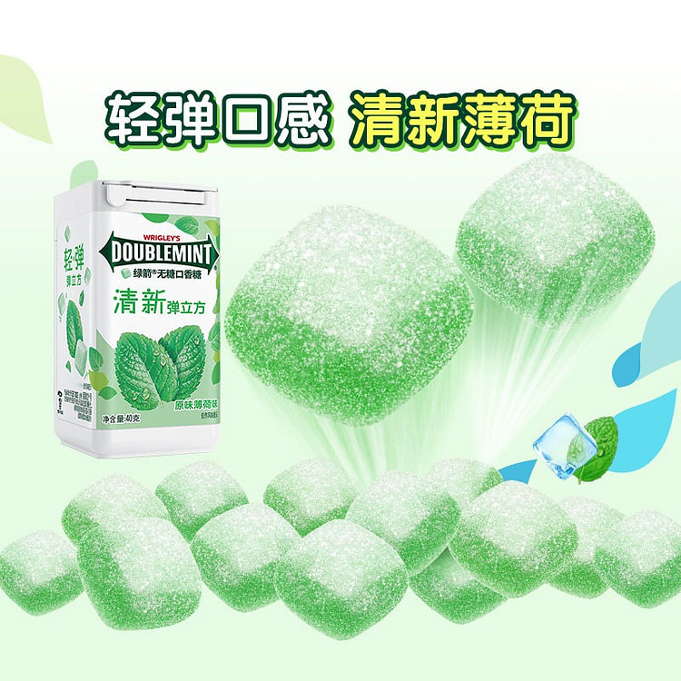 Sugar-Free Chewing Gum Original Mint Flavor 1pc 40 g