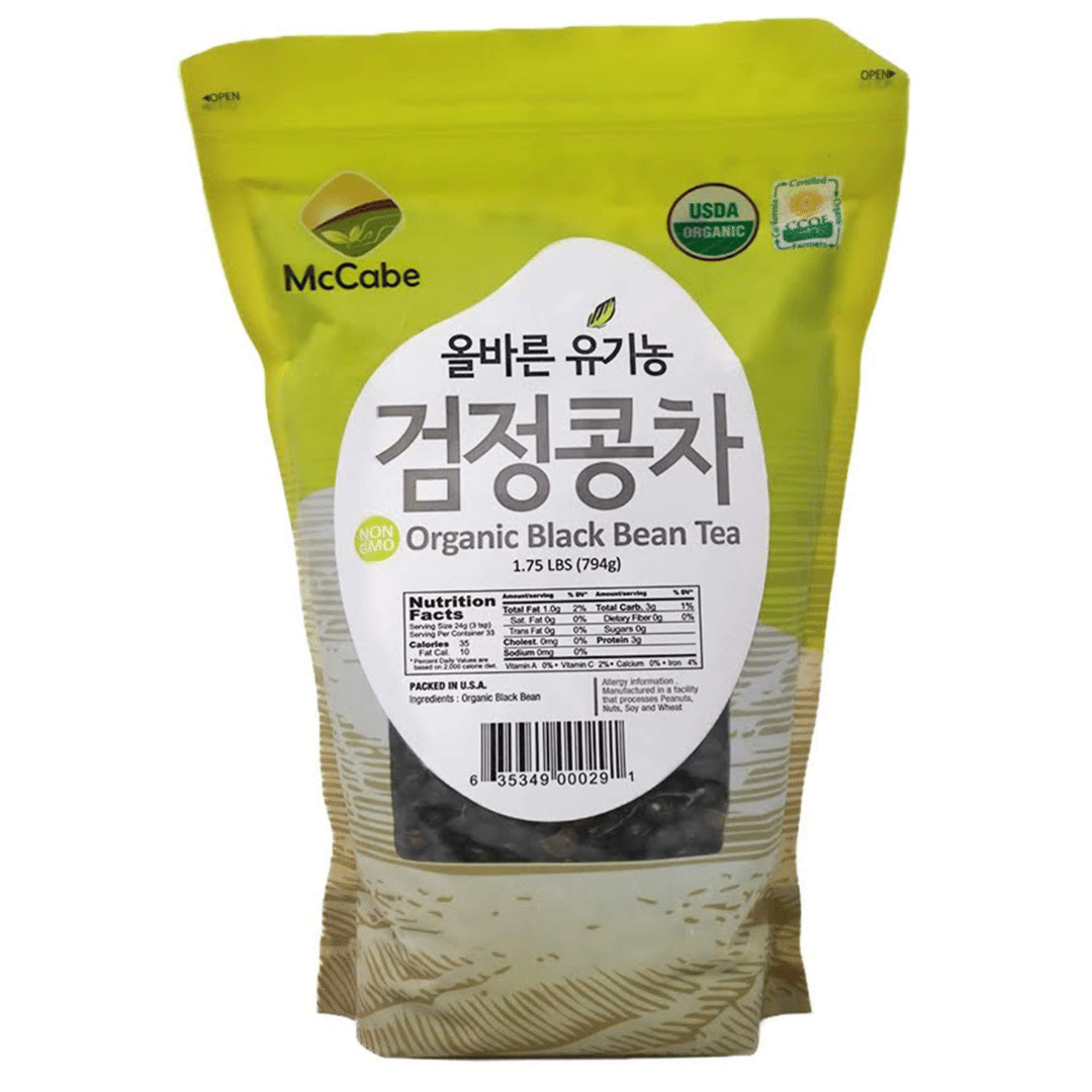 McCabe Organic Black Bean Tea, 1.75 lb (28 oz), USDA Certified Organic 1.75 파운드