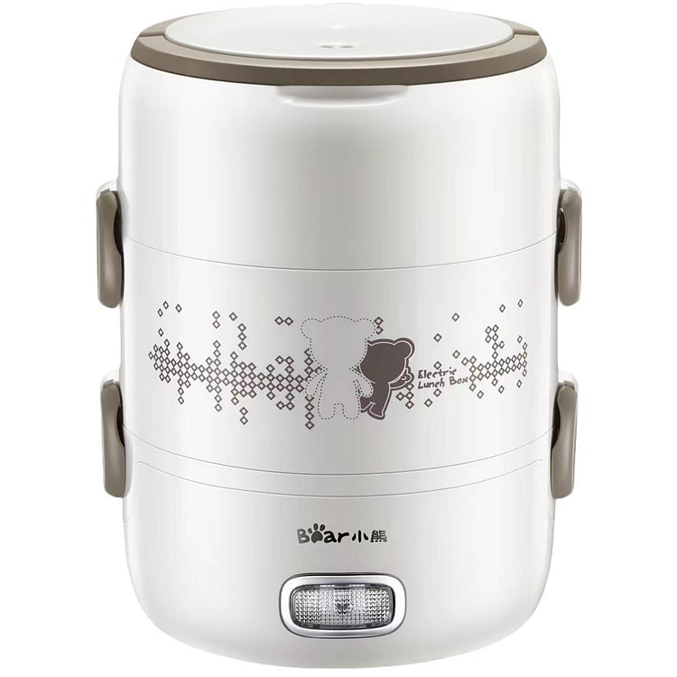 Bear Portable Electric Lunch Box, 2LRemovable Stainless Steel Heated Lunch 