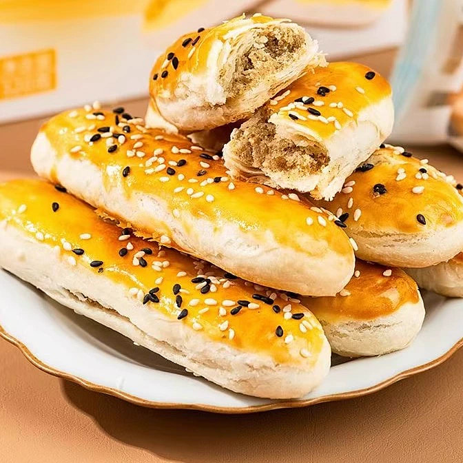 米旗牛舌饼 中式糕点点心零食8条320g *盒