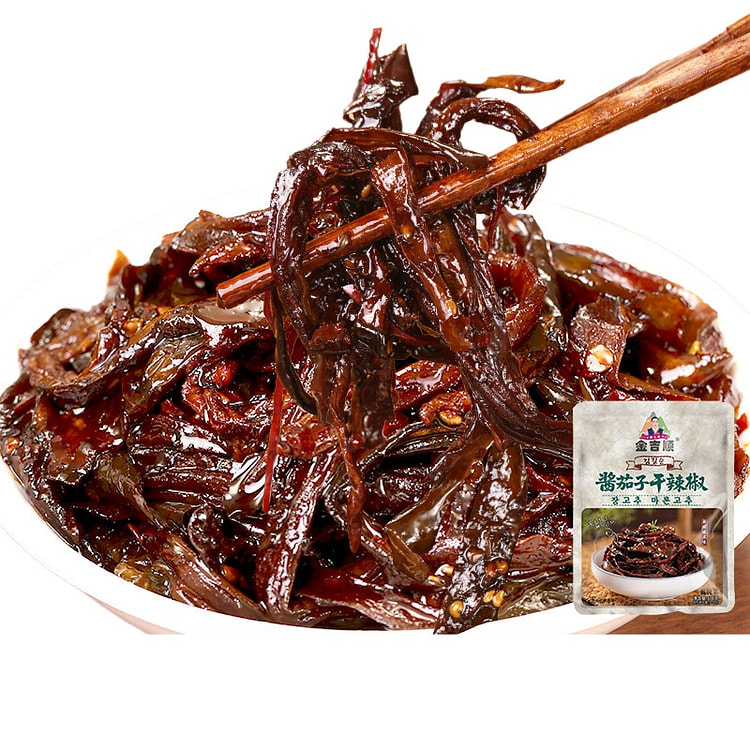 Dried eggplant, spicy, 100g per bag * 1 bag 100 g