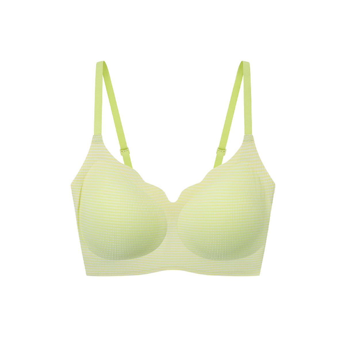 Ubras One Size Cool Style Ripple Collar Cloud Support Bra – Vest – Lemon Yellow 100 g