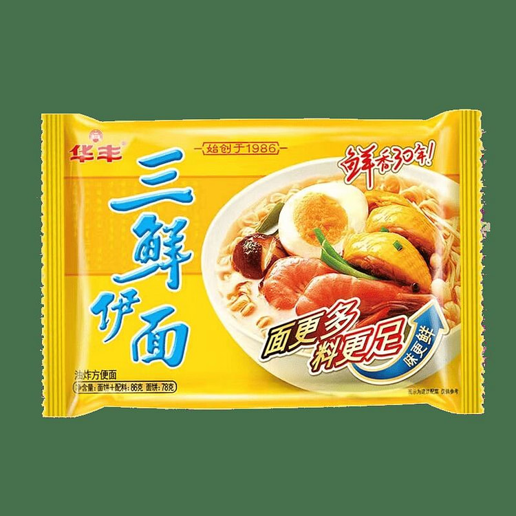 华丰 原味三鲜伊面 86g*2 86 克*2 包