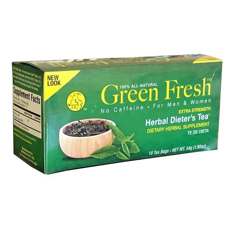 Green Fresh Extra Strength Herbal Dieters Tea 18 1 each