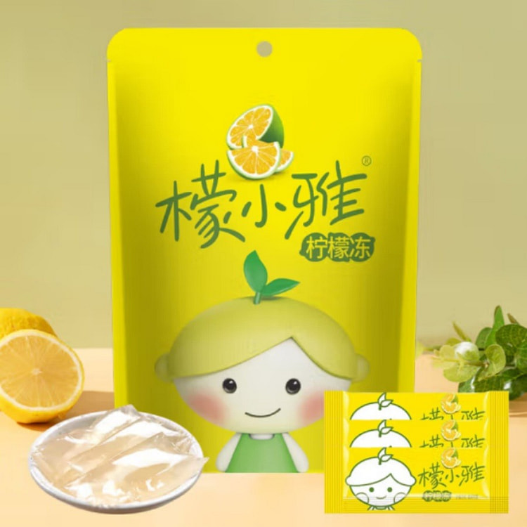 拍一发二  檬小雅 柠檬果肉冻 冻条 儿童果肉冻吸水果冻小吃出游独立装零食