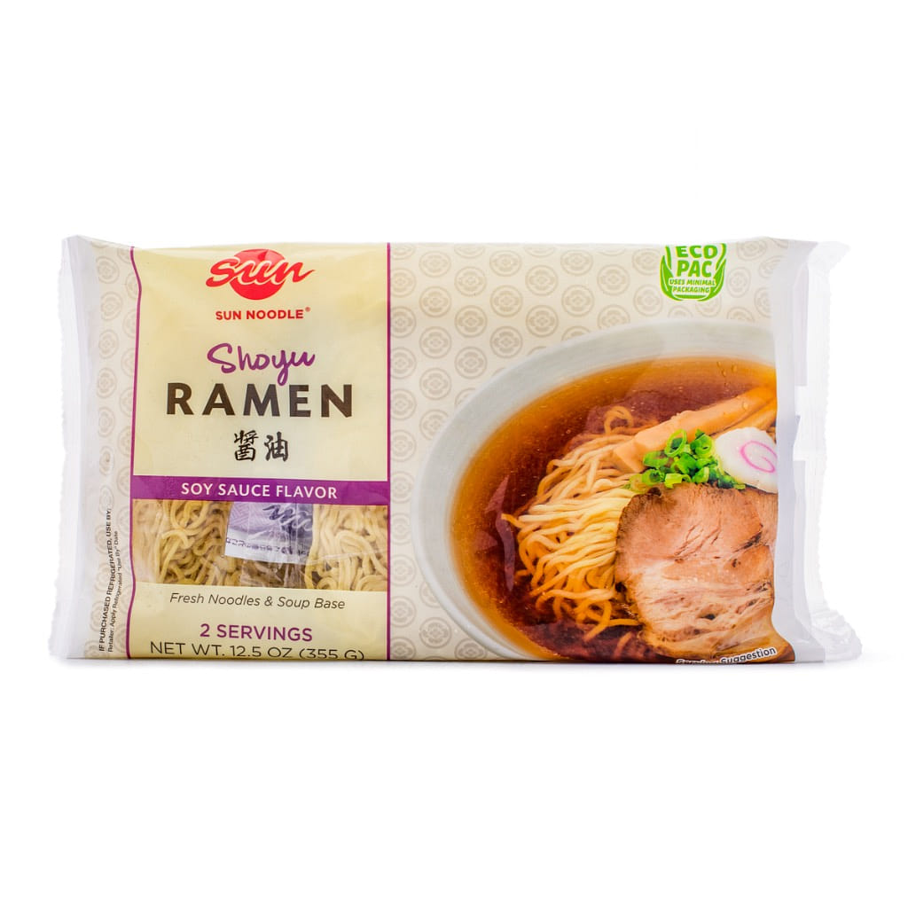 Sun Noodle 酱油拉面 两人份 冷冻 12.5 盎司