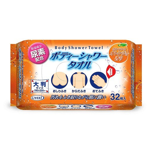 UYEKI 威奇 清洁 沐浴 湿巾 香橙味 32张